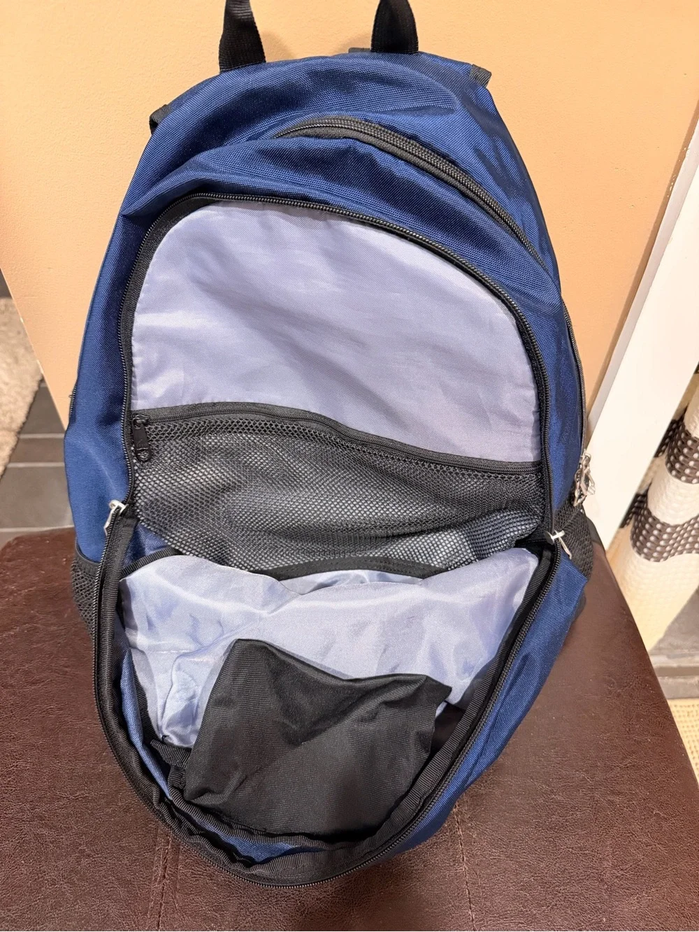 adidas Blue and Black Classic Sport Backpack